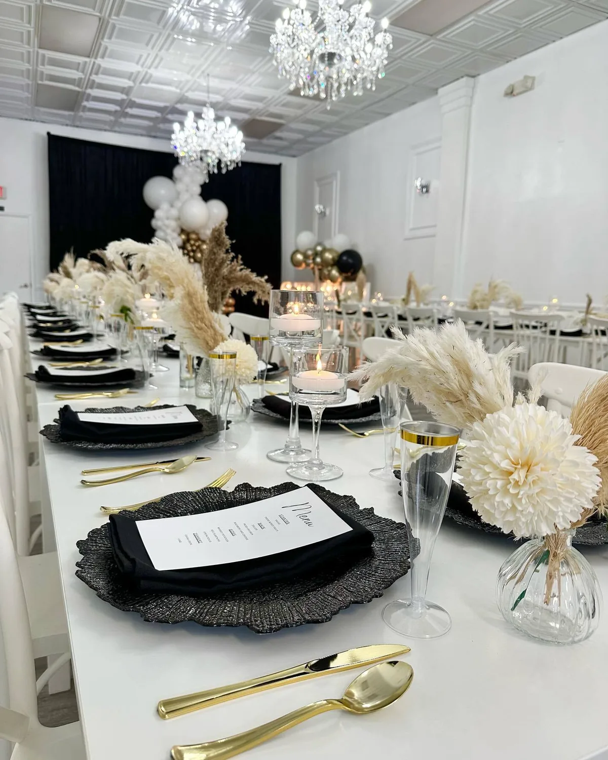 Micro Weddings venue setup at Blanco Event Center Columbus OH